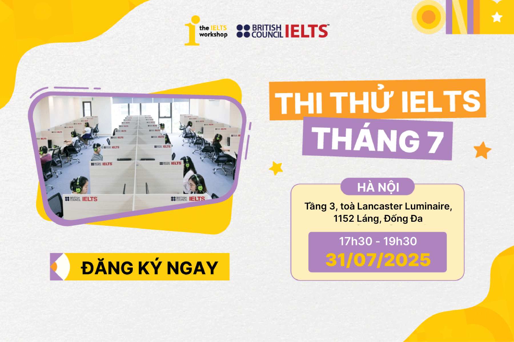thi thử ielts tháng 7 cùng bc