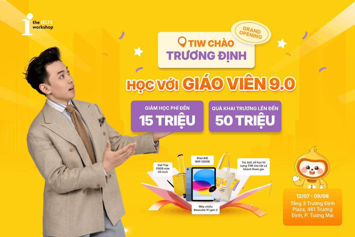 The IELTS Workshop Trương Định