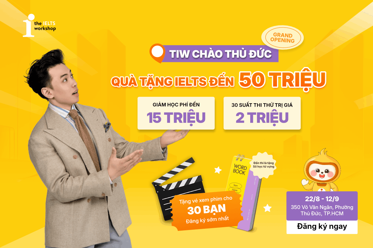 khai trương The IELTS Workshop Thủ Đức