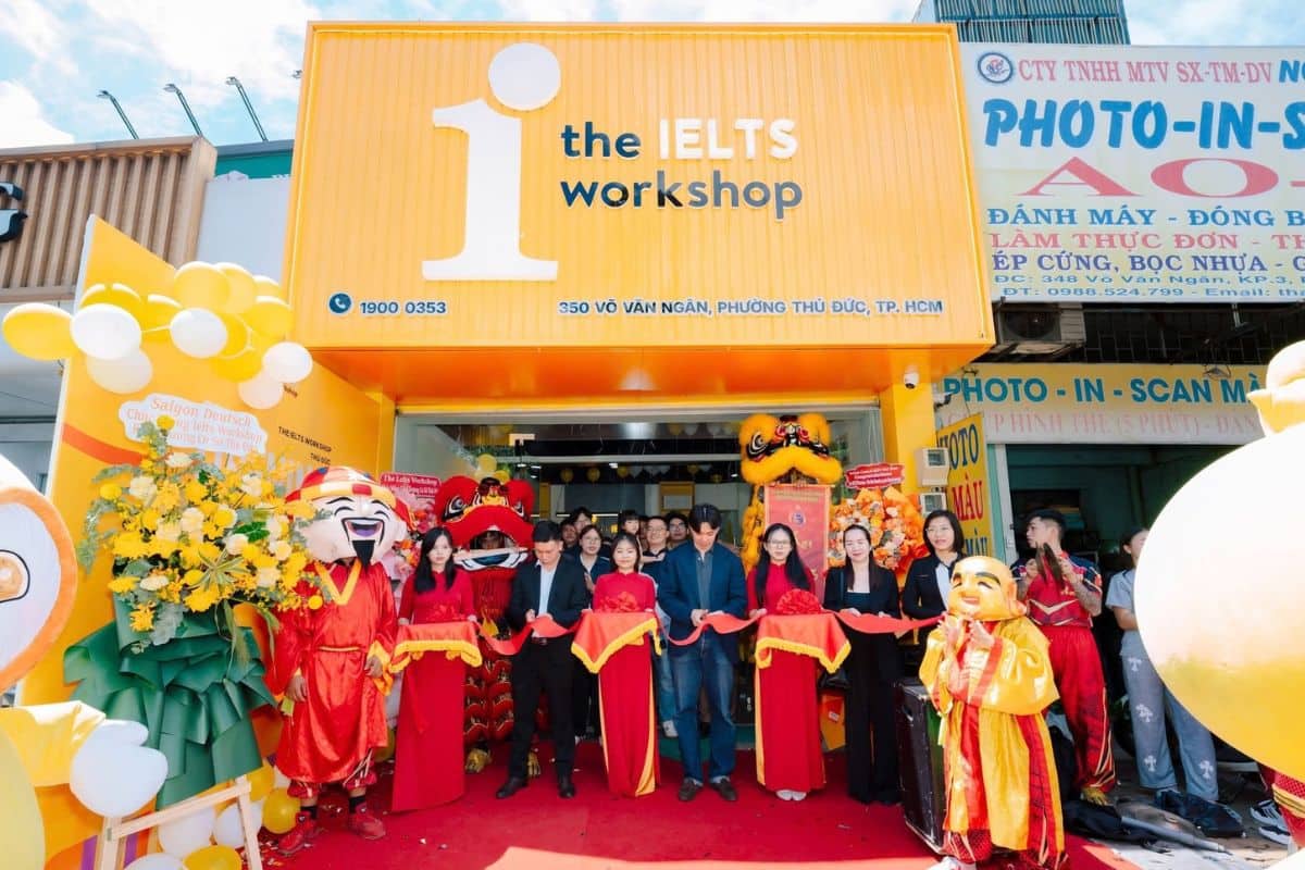 recap khai trương the ielts workshop thủ đức